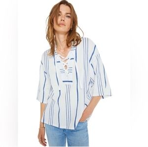 Xirena Fletch Top In Cloud Blue Size M NWT